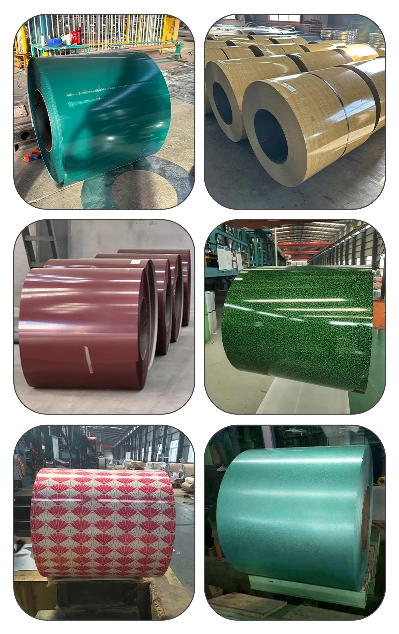 PPGI Coated Steel Coil PPGI/PPGL/Galvalume EN Standard Customizable Color Welding Bending & Cutting Services