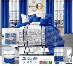 Luxury Bedding Sets Collections Quilt 24 Pieces Bedding Sheet Set Ready to Ship