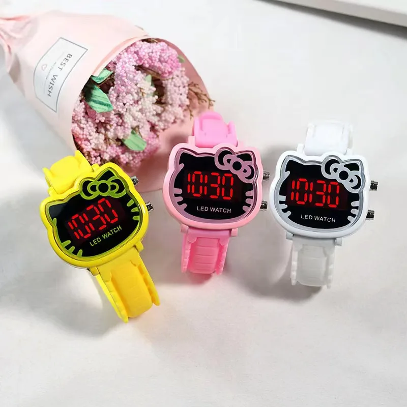 Fancy Watches for Little Girl Cute Cartoon Helloo Kitty