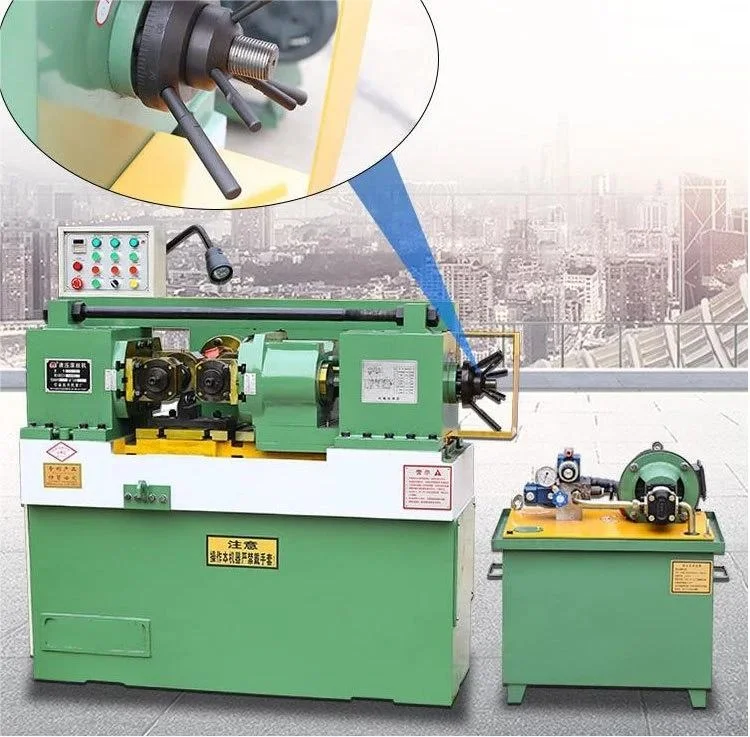 Professional Factory Rolling Machine Rebar Steel bar Thread Rolling ...