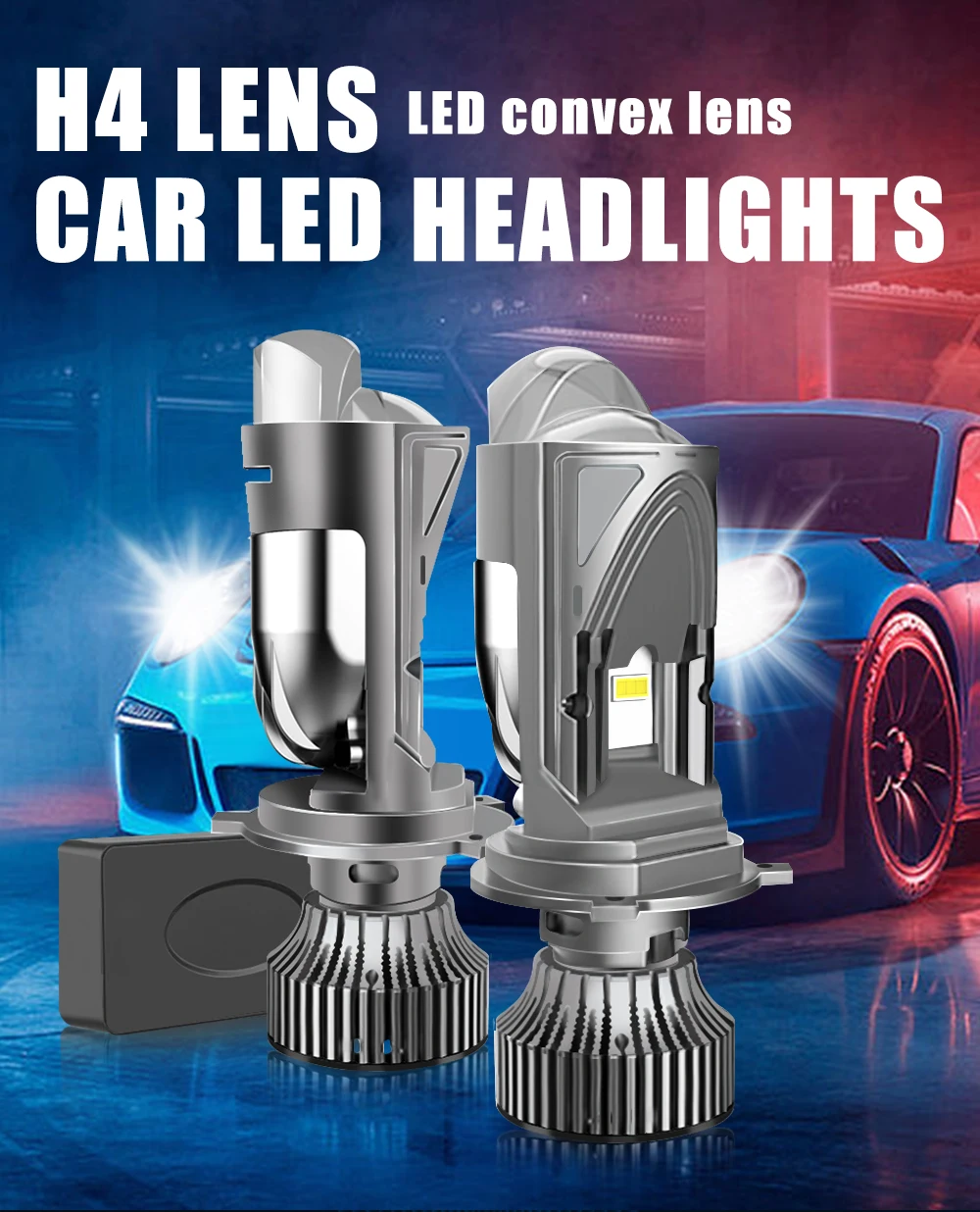 Ake 55watts Hilow Beam H4 Led Headlights Universal Lossless