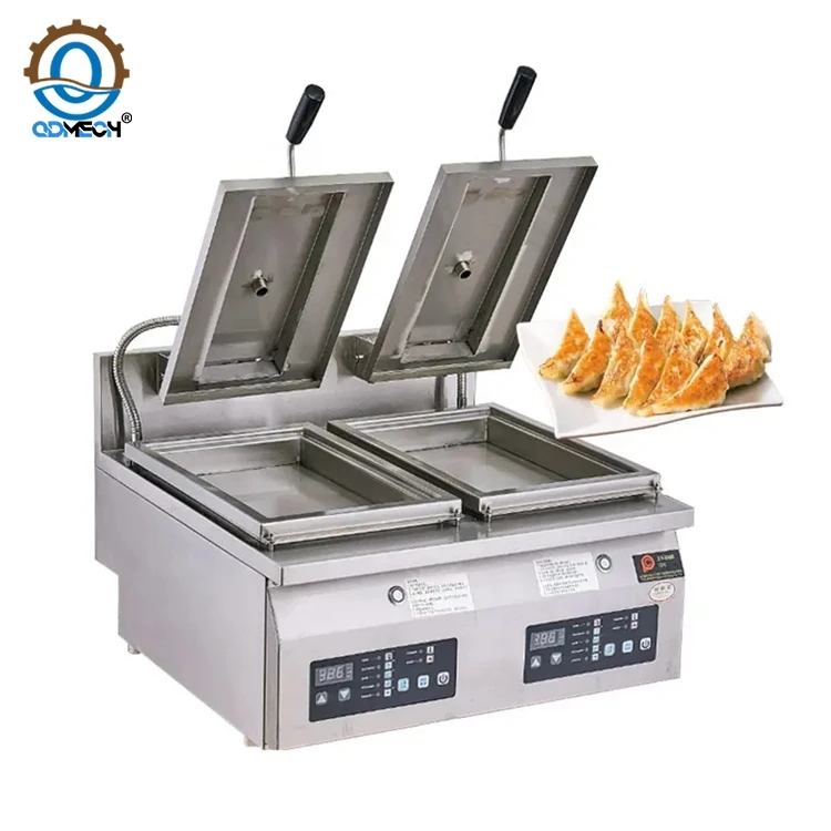 QDMECH Commercial Water Cooking Dumpling Fry Pan Dumplings Machine With Great Price