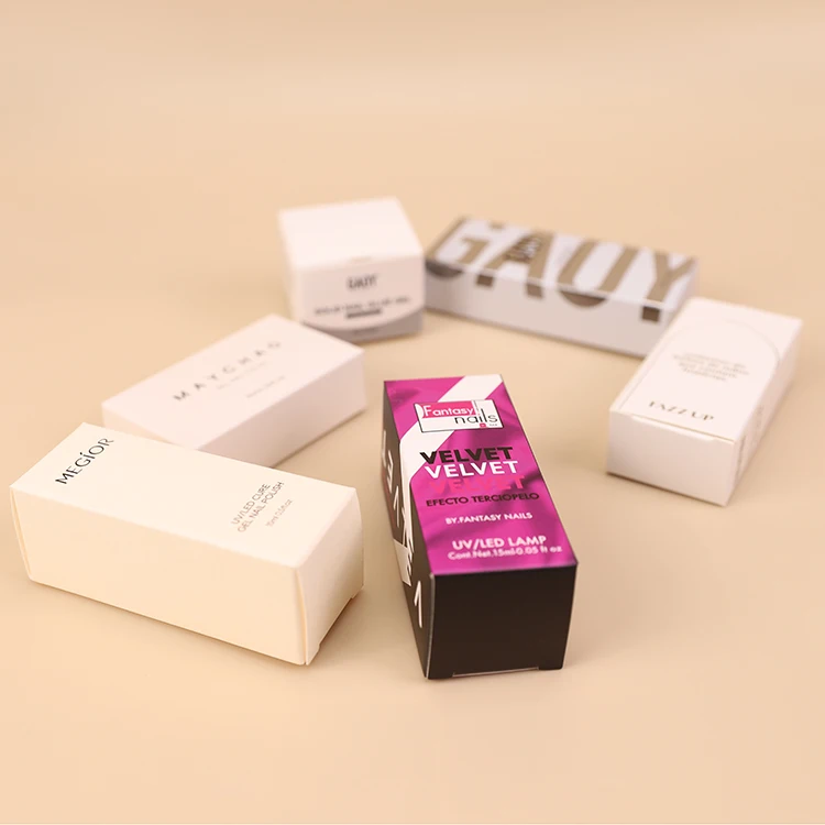 Custom Design Printing Logo Square Cosmetic Folding Product Packaging Boxes Manufacturer Skincare Package Paper Box