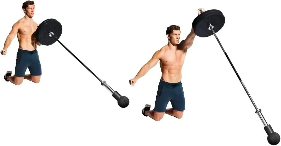 Wellshow  Exercise Landmine Attachment for Barbell Row Barbell Trainer Barbell Holder Landmine Base Home Gym