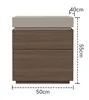 2026 new-muted plaid in milk tea brown-oak grain pattern
