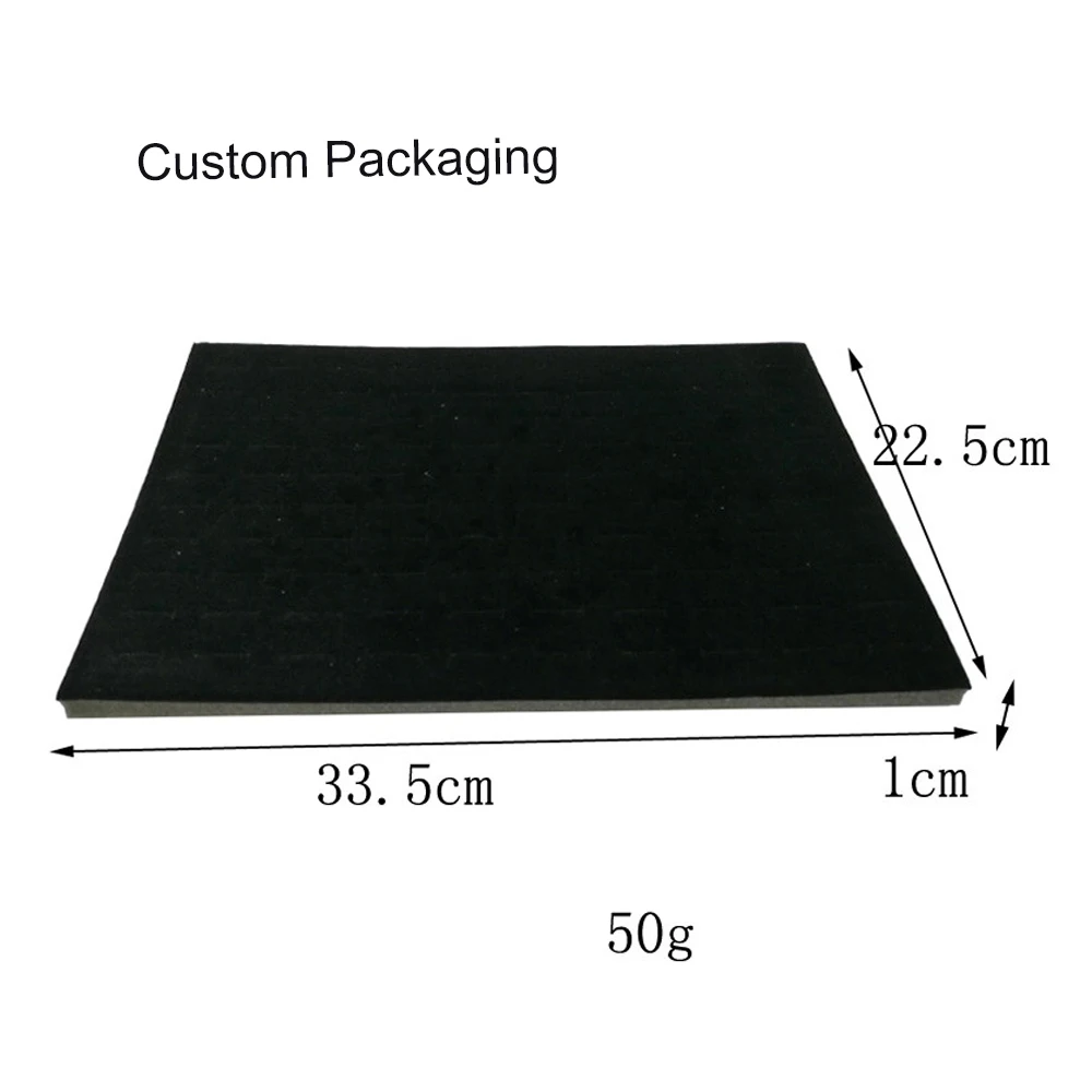 YuanYuan Cardboard Jewellery Box With Foam Insert Shock Absorbing Foam Ring Display PU Foam Tray