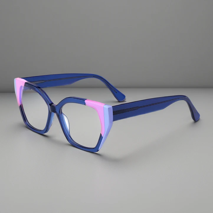 Cat’seye CE-1500 PrewarD-28Replica Retro Cat Eye Eyeglasses Frame - Vintage Acetate Optical Glasses