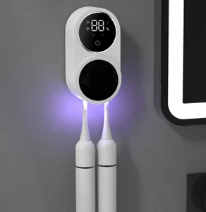 New Design Intelligent UV Toothbrush Sterilizer Holder Every 3 Hours Cruising Cyclic Multi-Purpose Teeth Whitening Accessory