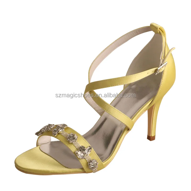 LTARTA Sandalias amarillas gruesas para mujer, zapatos de tacón alto Sexy,  modelos de verano, ZL 516 6 de marea salvaje, gran oferta|Sandalias de mujer|  - AliExpress