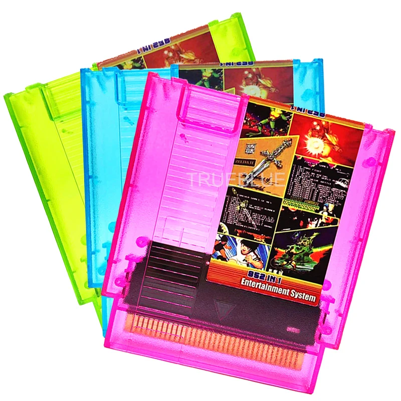 Region Free 852 In Colorful Game Cartridge For Nes Console
