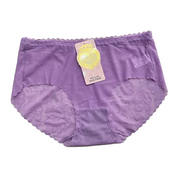 Wholesale Comfortable Soft Lace Women's Transparent Ladies Lingerie Underwear