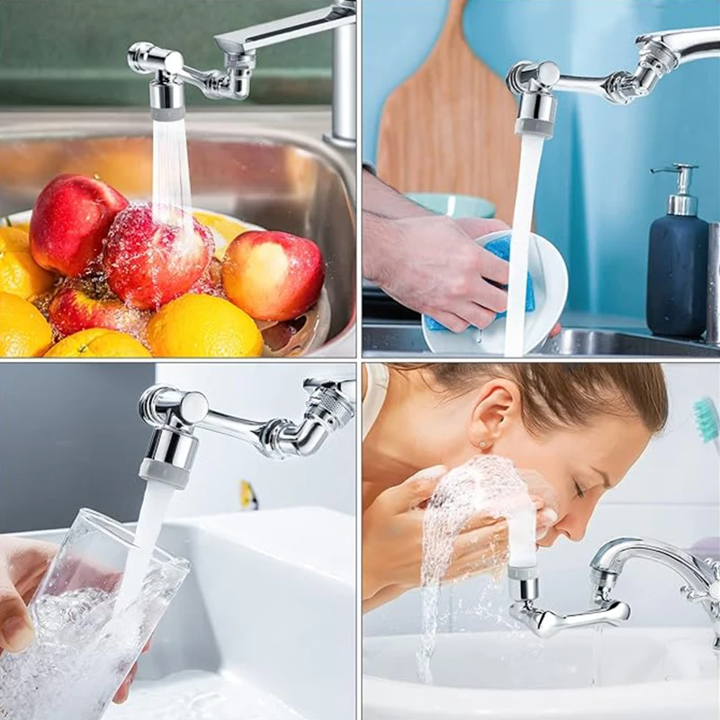 Ersatz-Sprühkopf Für Küchenspüle – 2 Sprüheinstellungen Regen & Schaum, 1/2 Zoll, Aus ABS, Gebürstet