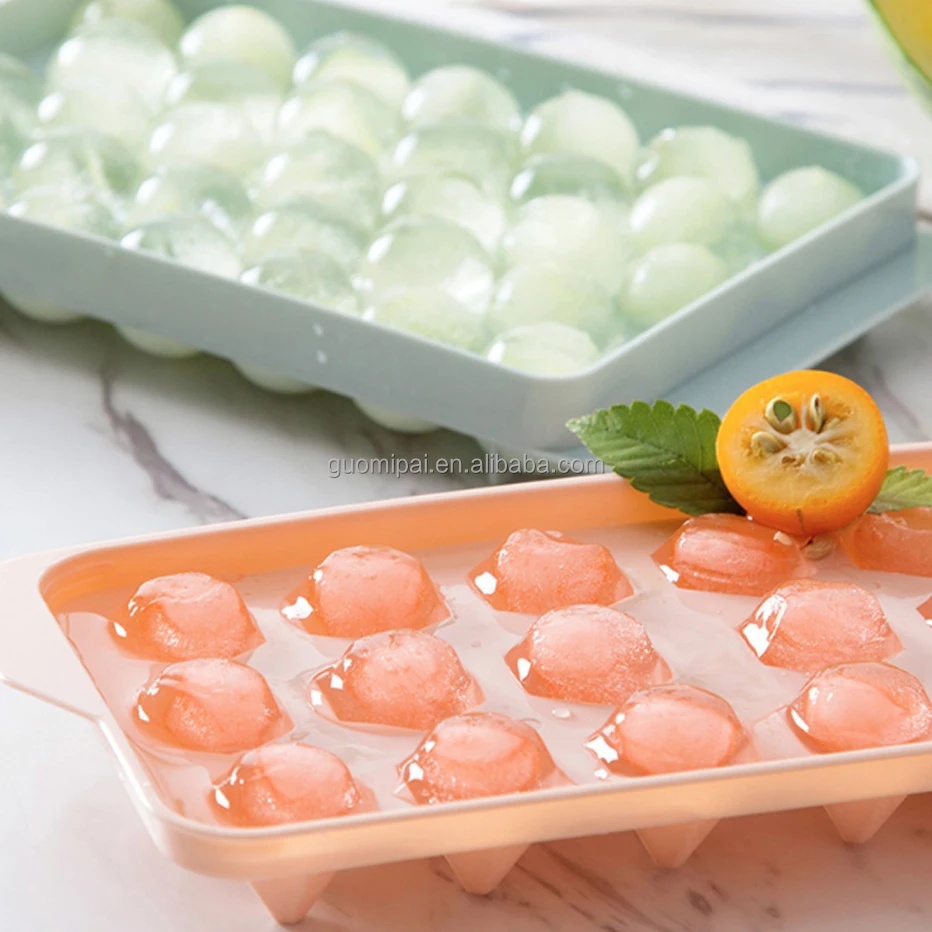 Round Ball Ice Cube Trays, Plastic Ice Cream Moulds