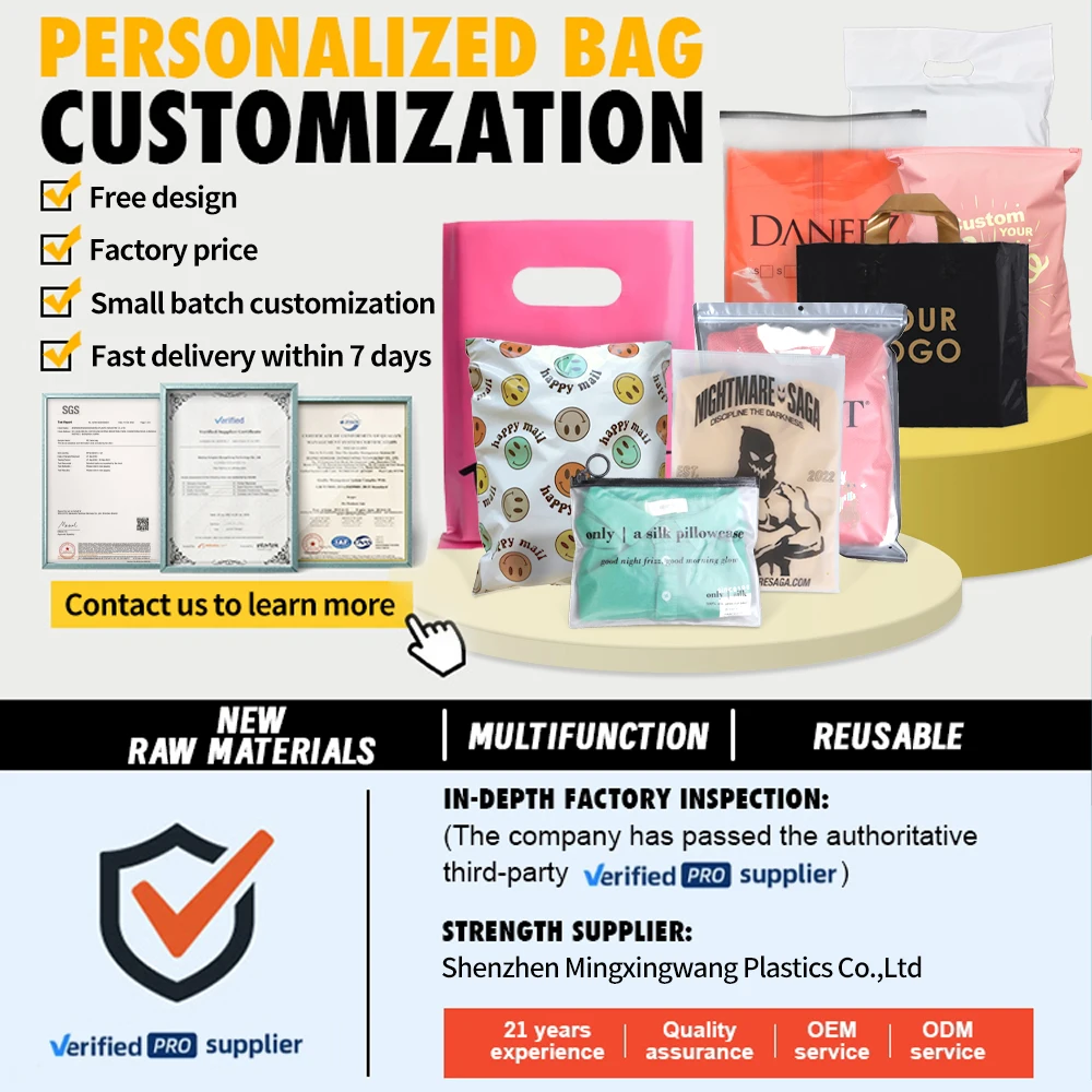 Custom Design Print Logo Biodegradable Mailer Clothes Packaging Plastic Express Shipping Bag Mailer Mailing Bags for Clothing
