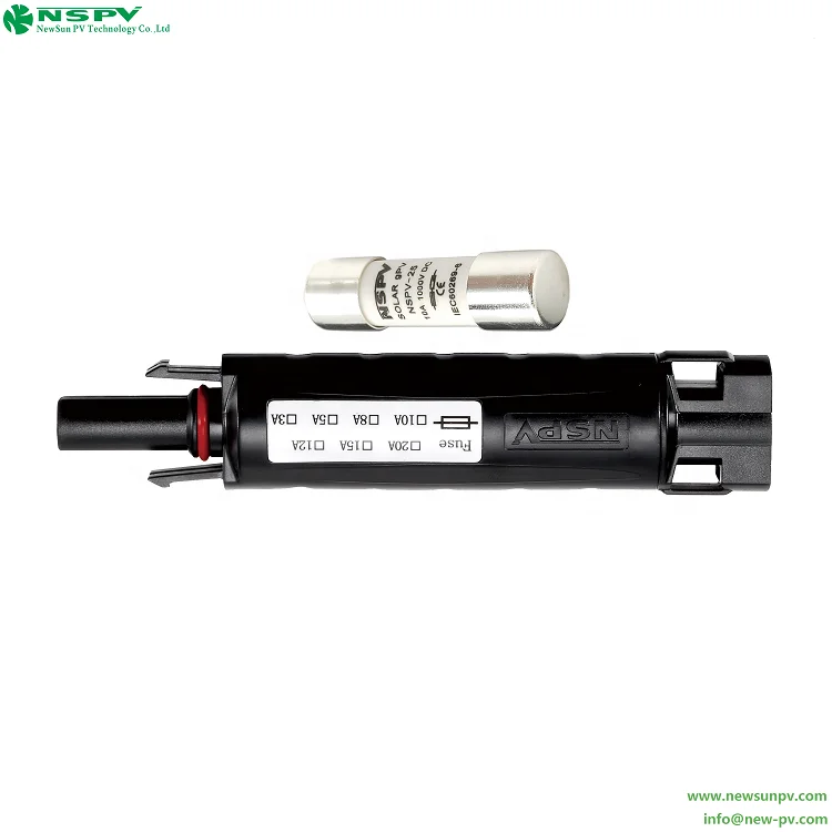 High Quality Solar Fuse Connectors Inline Fuse Holder with IP67 Protection and 1000VDC Rating for Solar PV Systems
