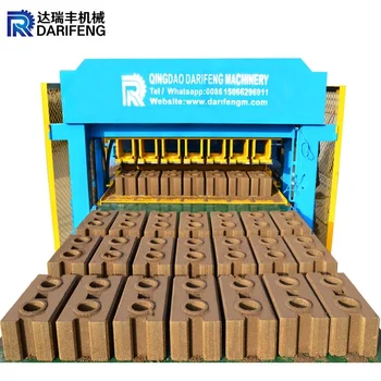 Factory Sale interlocking clay brick machine for produce lego mud brick full production line