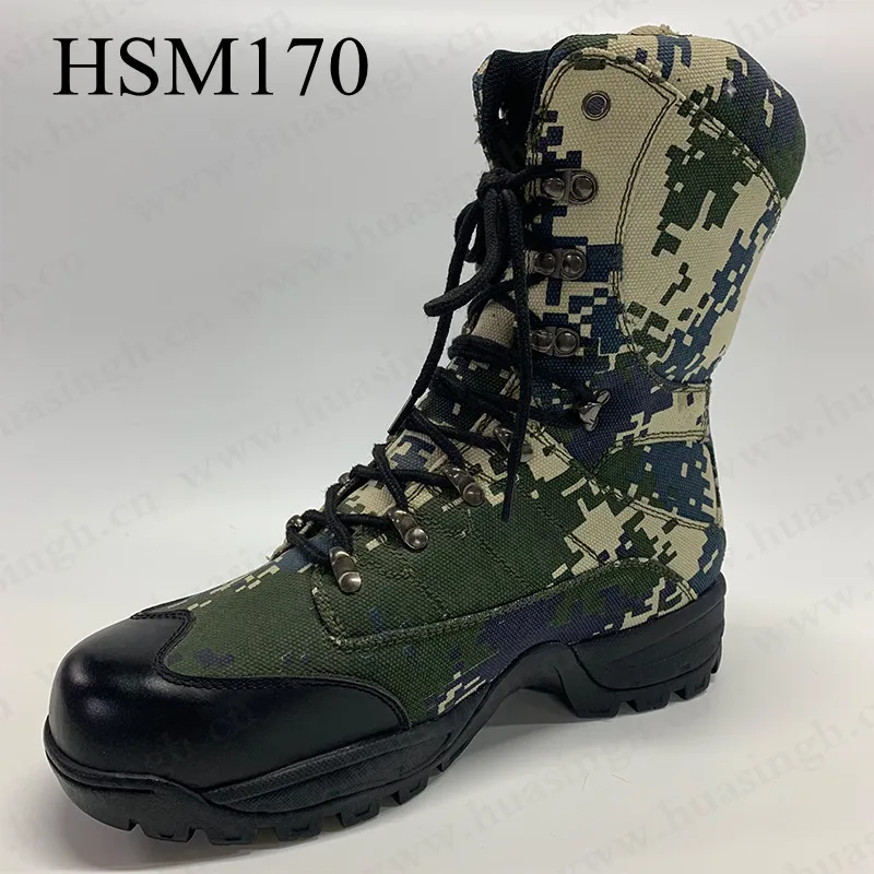 LXG,shock Proof EVA+rubber Outsole Trekking Marching Boots Camouflage Nylon Style Easy Hidden Hunting military jungle Boots HSM170