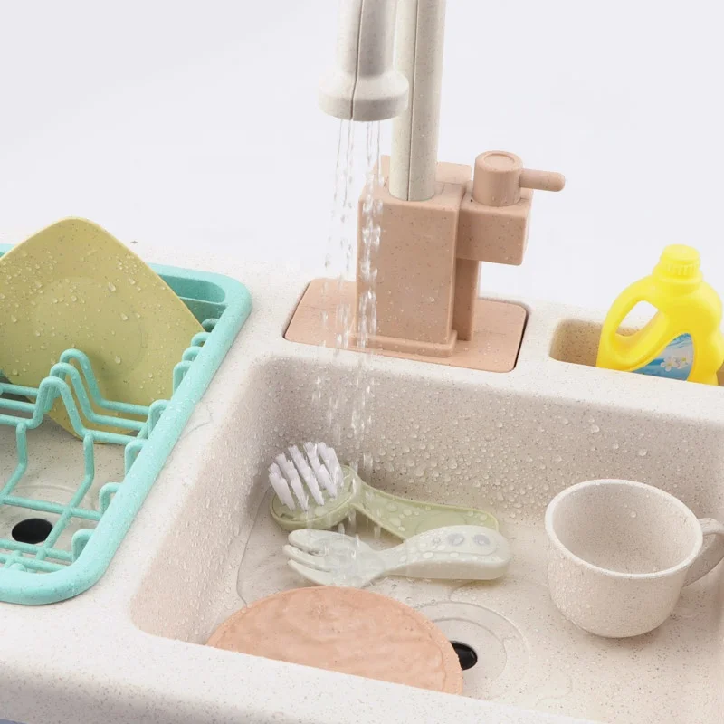 Jouet d'évier de Cuisine pour Enfants, Lave-Vaisselle, Jouet de Jeu, Accessoires de Robinet Automatique, Robinet Artificiel, modèle de Robinet Jouet d'évier de Cuisine pour Enfants, Lave-Vaisselle, Jouet de Jeu, Accessoires de Robinet Automatique, Robinet Artificiel, modèle de Robinet
