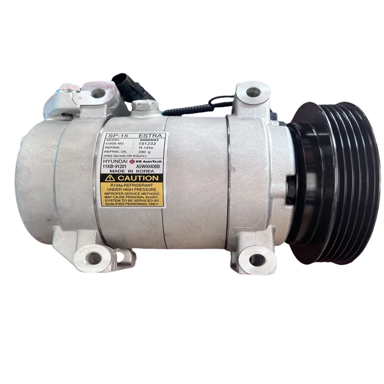 HYUNDAI Excavator Air Conditioner Compressor Assembly 11KB-91201 Genuine Excavator Hyundai