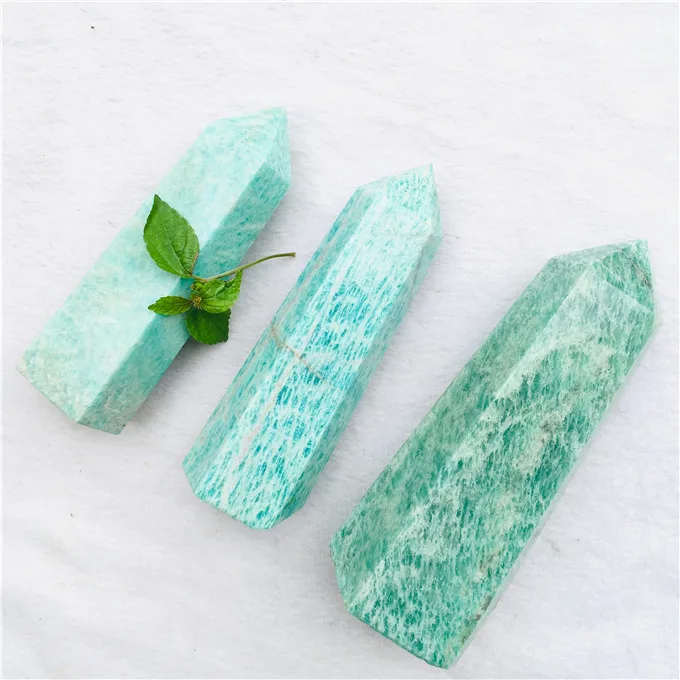 Wholesale Natural Feng Shui Folk Crafts Crystal Healing Stone Amazonite Crystal Point Wand Tower Buy High Quality Crystal Tower Crystal Point Natural Crystal Tower Product On Alibaba Com