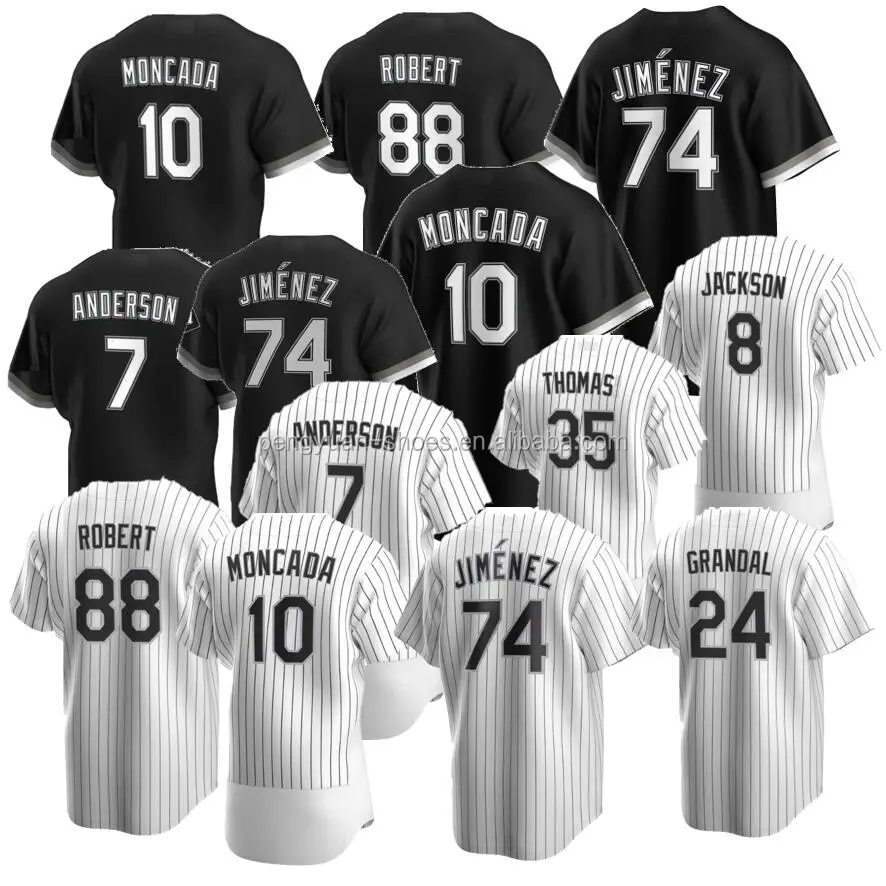 White Sox Jerseys 10 Yoan Moncada Baseball Jerseys - China Chicago and  White Sox price