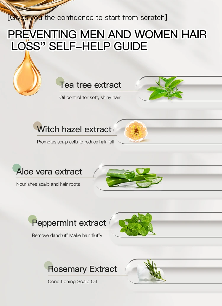 Customized Anti Dandruff Shampoo Organic Tea Tree Keratin Anti Hair