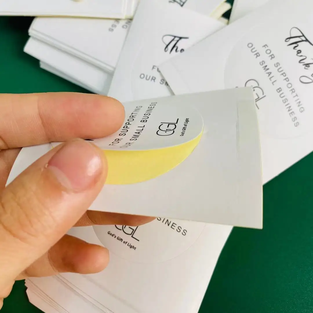 China Factory WholeSale Waterproof Custom Label Special Shape Black Rose Gold Logo Adhesive Stickers