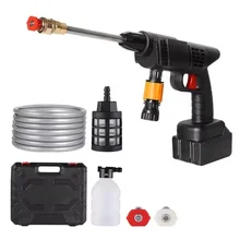 Multi-Function Electric High Pressure Car Washer Cordless Mini Car Washing Gun with Adjustable 3-in-1Nozzle