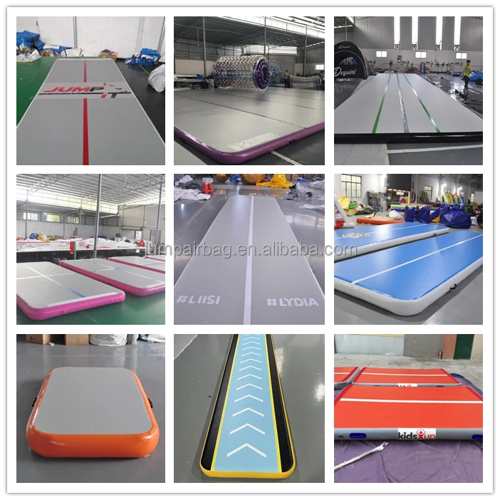 Trampoline park Gymnastic air track football field soccer ball court sport game equipment