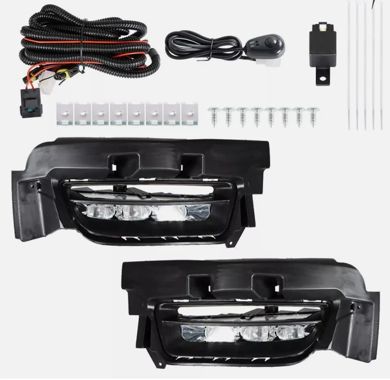 LED Bumper Fog Lights Lamp W/Switch Fit for 15-2017 Dodge Charger  68214428AB 68214428 68214427AA 68214427 68226542AA 68226542