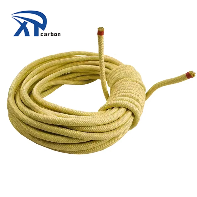 Fireproof Corda Aramida Cord Braided Kevlars Aramid Rope 2mm 3mm 10mm for Rescue protection