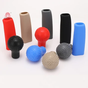 factory supply low price waterproof OEM massage cover 2-pieces suit universal Silicone car gear level cover with handbrake cover