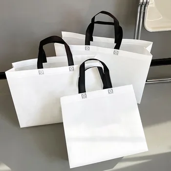 Custom Recyclable Non Woven Shopping Bags with Logo Non-Woven Fabric Bags Non-woven Tote Bag For supermarket