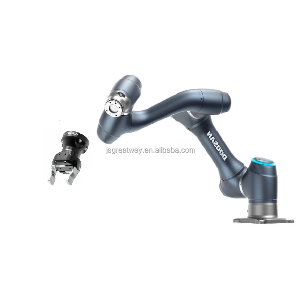 Flexible Doosan Cobot A0912 with Robotiq Gripper for Palletizing