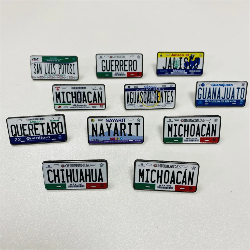 Low Moq Cap Pin Mexico Auto Novelty License Plate Mexican Plates ...