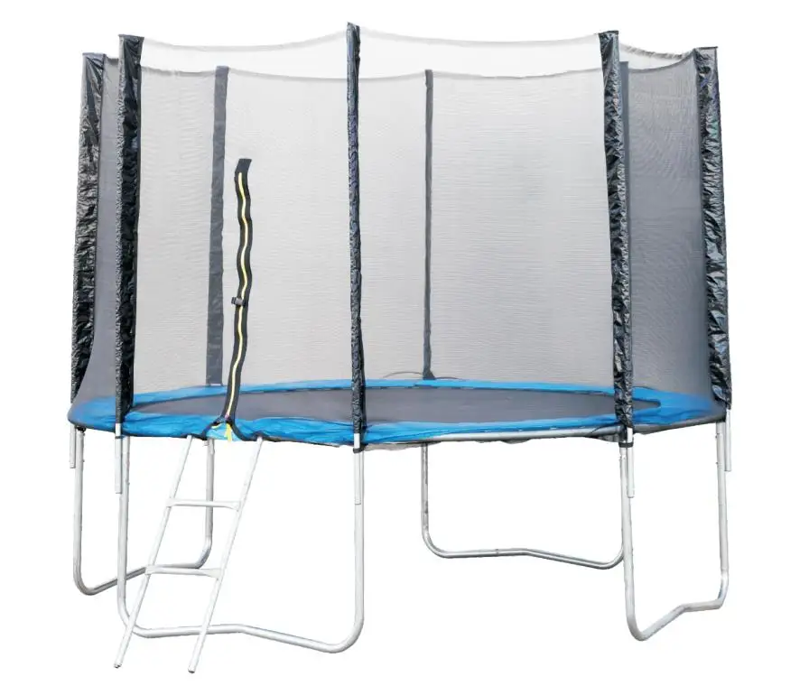 IUNNDS Wholesale Trampoline With Net, High Quality 10/12FT Children Trampoline Outdoor Sales Size