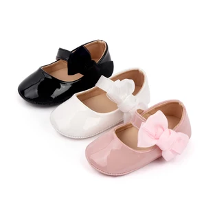 High Quality Soft PU Leather Baby Toddler Girl Shoes Prewalker Girl Princess Shoes 2026