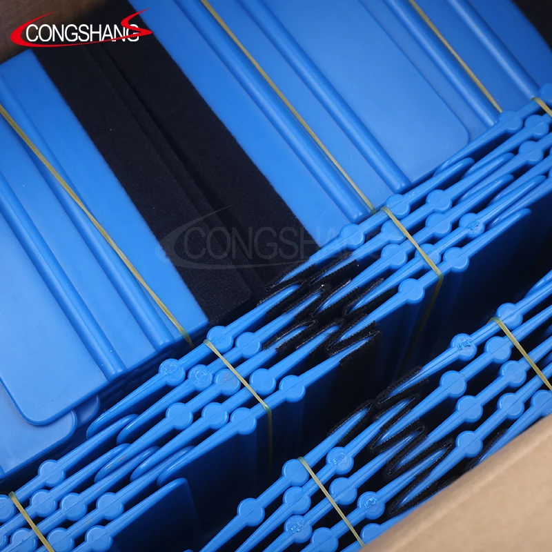 Vinyl Wrap Install Tool with Black Fabric Felt Car Wrapping Squeegee Scraper Plastic Squeegee