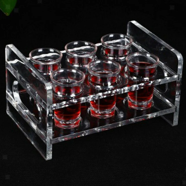 Acrylic Cup Holder Plexiglass Glass Cup Display Stand - China