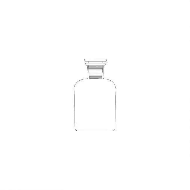Reagent Bottle clear Narrow Mouth,with Fround-in Glass Stopper or Plastic Stopper
