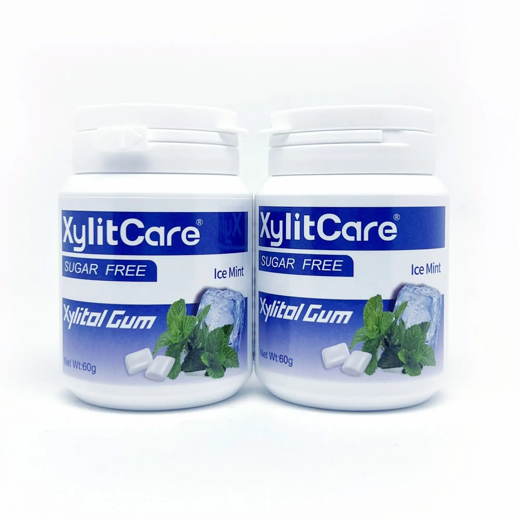 Custom Bottle Packing Different Flavors Sugar Free Xylitol Chewing Gum ...