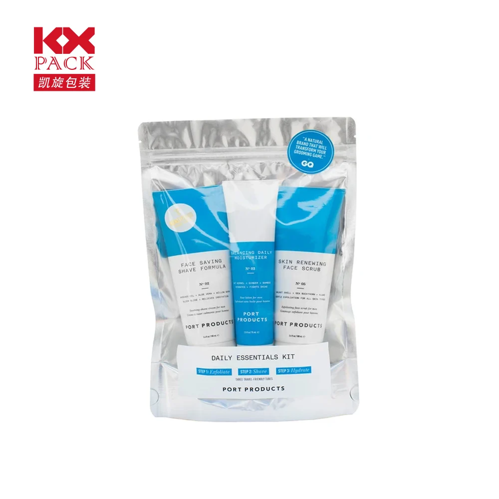 Custom Cosmetic Brand Label Design Logo Glossy PET Vinyl Sticker Printing Packaging Labels for Skincare Products