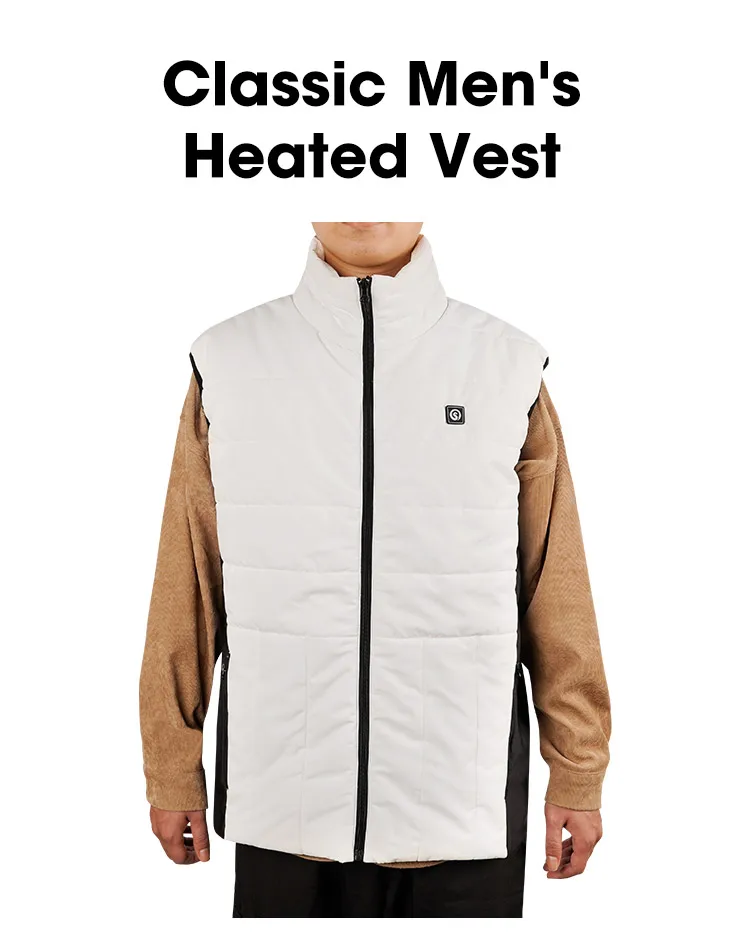 Lightweight Usb Battery Electrically Thermal Vests Body Warmer Three