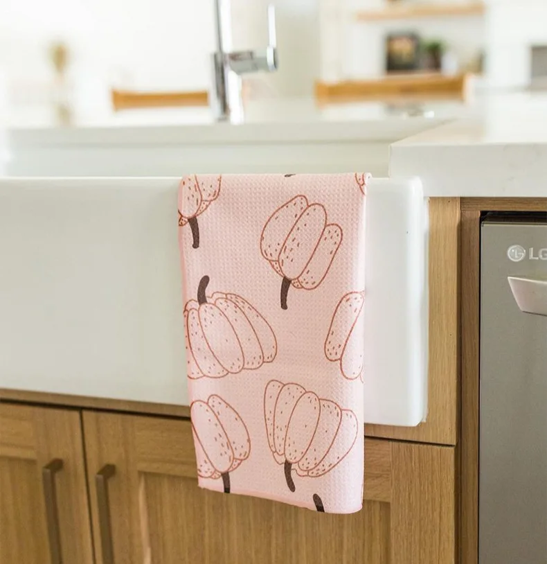 Premium Microfiber Tea Towel  Colorful Kitchen Tea Towel Housewarming Gift