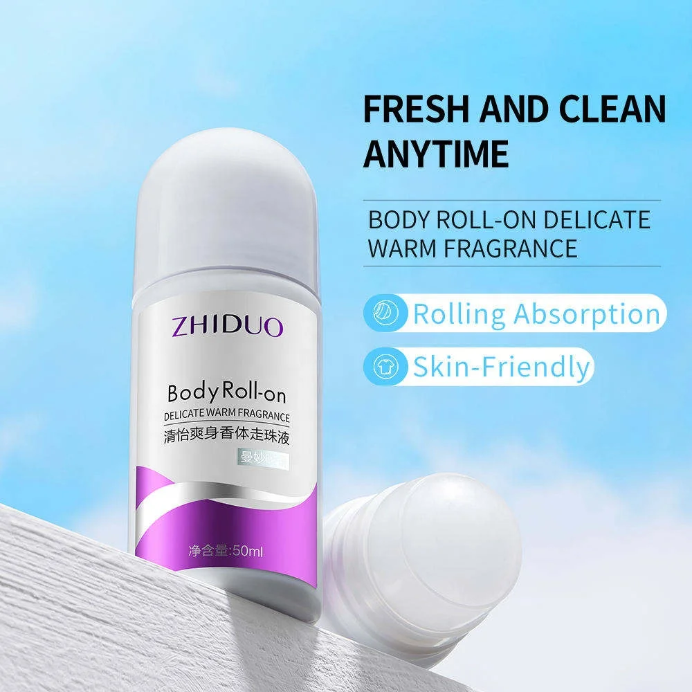 ZHIDUO OEM private label Deodorant Roll on Soft Roll on Skin care