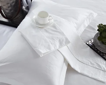 Factory 100% cotton sateen Hotel pillow wholesale soft comfortable pillow pillowcase