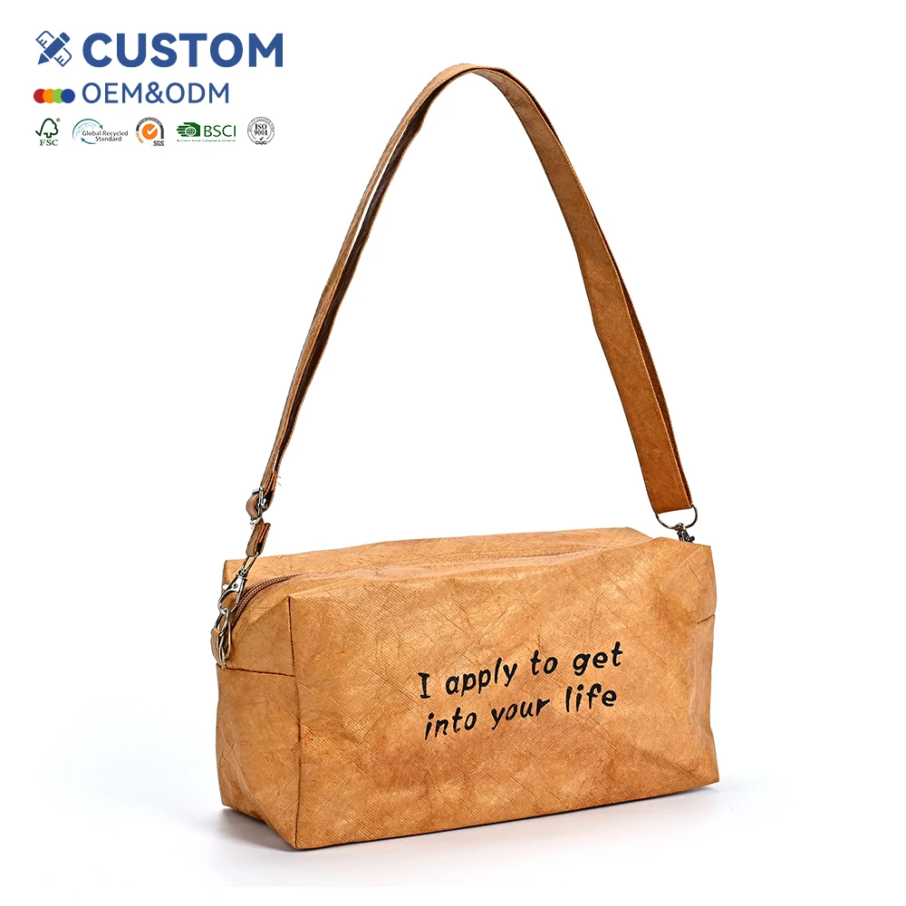 Hot Selling Customizable Tyvek Paper Bag with Handle Cartoon Pattern Custom Logo for Shopping and Packing