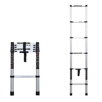 Portable Telescopic Ladder With Anti-slip Foot Cover And Safety Switch ...