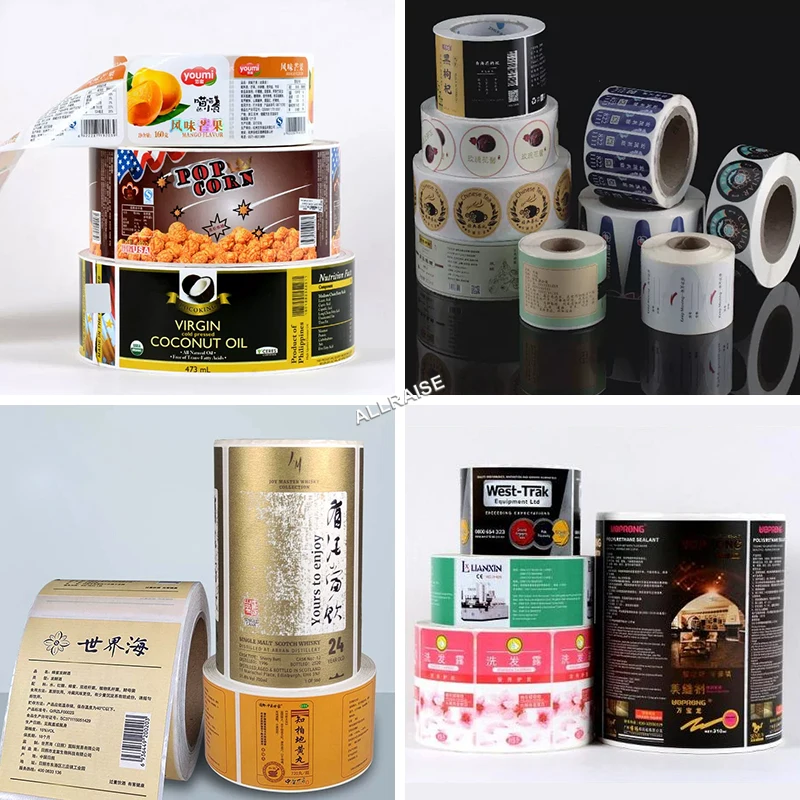 Barcode Sticker Custom Label Printer Price for Small Business Roll to Roll Digital Clothes Product Label Printing Machine