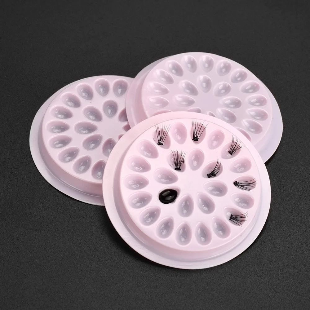 Профессиональные инструменты, розовый Нефритовый камень, клей для ресниц, кольцо-держатель для клея, наборы для наращивания ресниц